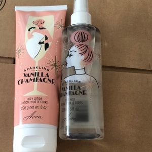 2pc Sparkling Vanilla Champagne